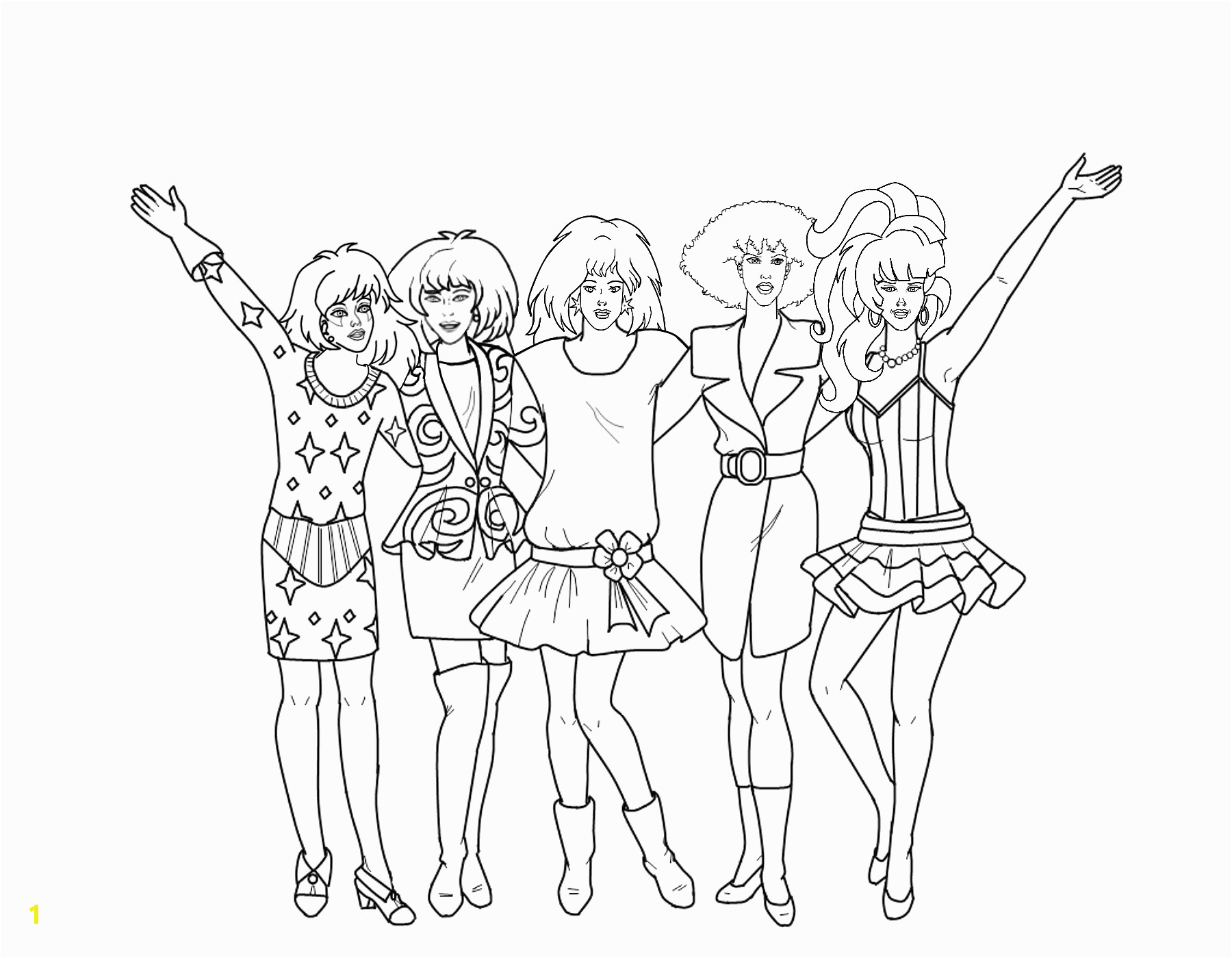 Jem and the Holograms Coloring Pages Jem Coloring Pages Posted In Jem and the Holograms