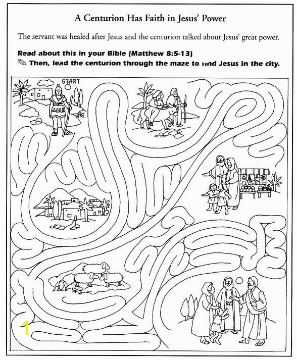 Jesus and the Centurion S Servant Coloring Page Jesus Heal Centurion S Servant Coloring 백부장의 아들 고치심