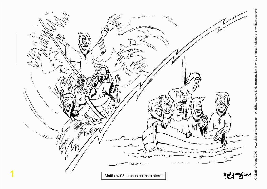 Jesus Calms the Storm Coloring Page Jesus Calms the Storm Coloring Pages Coloring Home