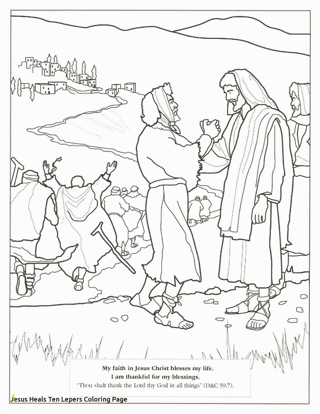 miracles of jesus coloring pages