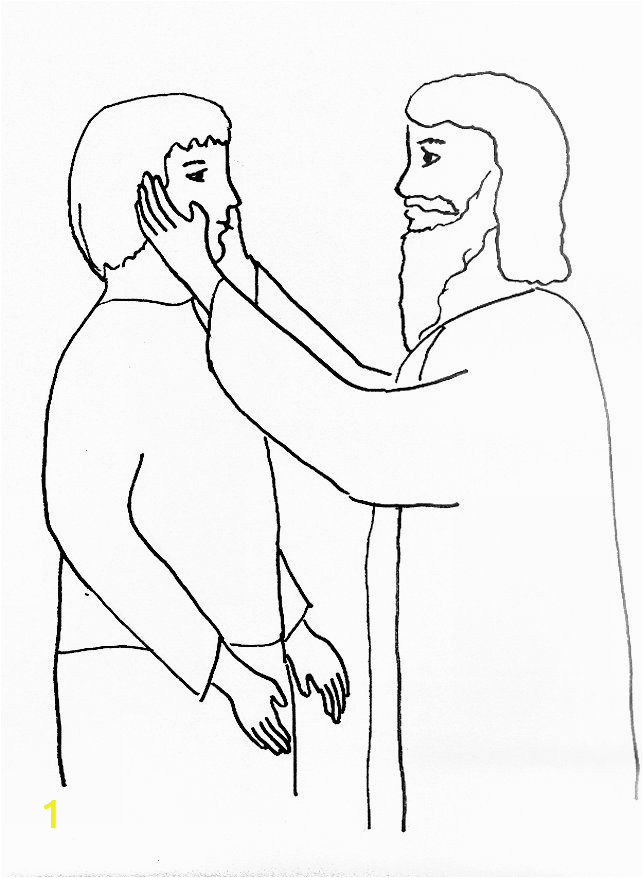 coloring pages of peter and john heal a lame man