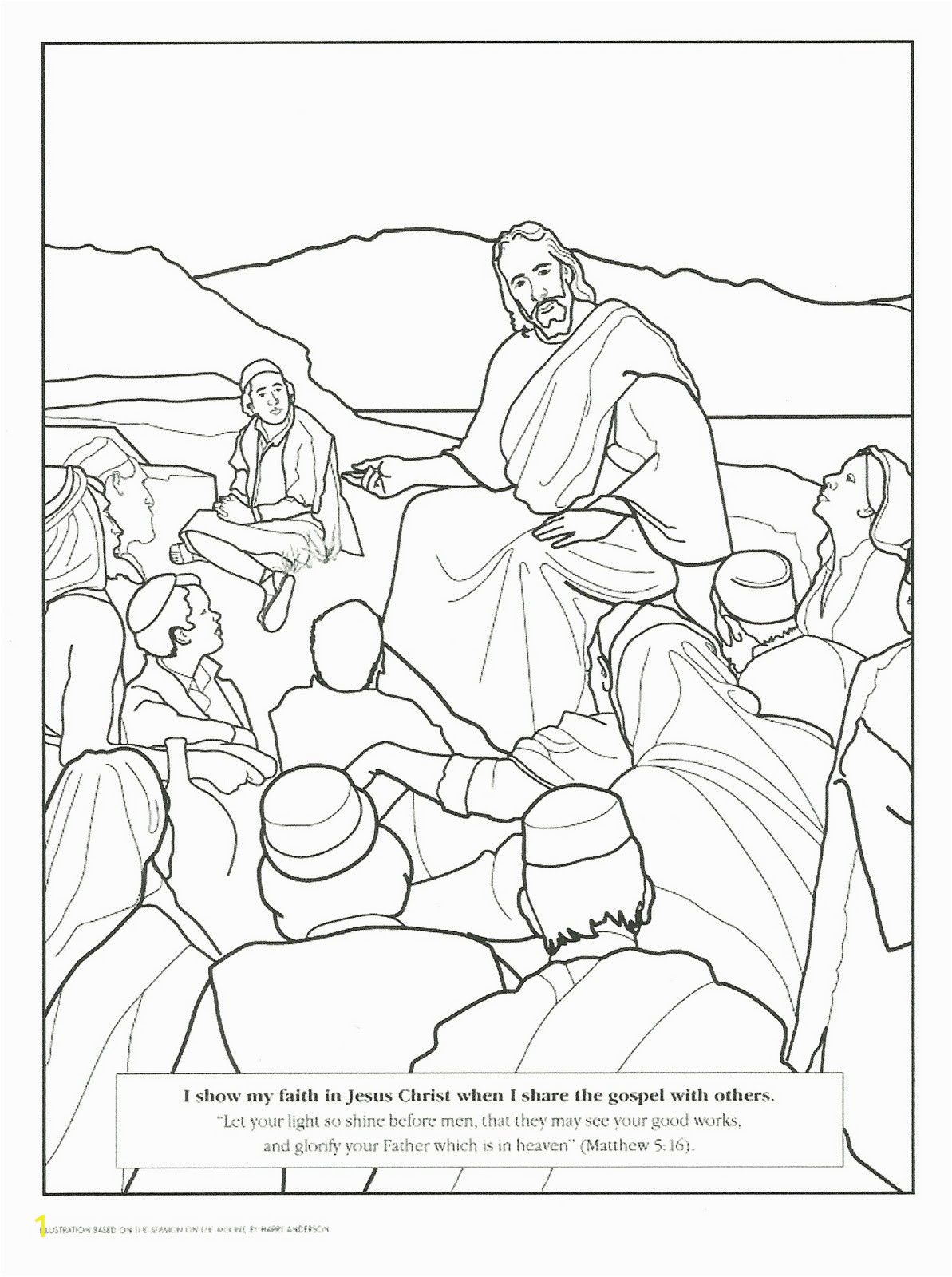 Jesus Teaching In the Synagogue Coloring Page Jesus Teaching In the Synagogue Coloring Page Coloring Pages