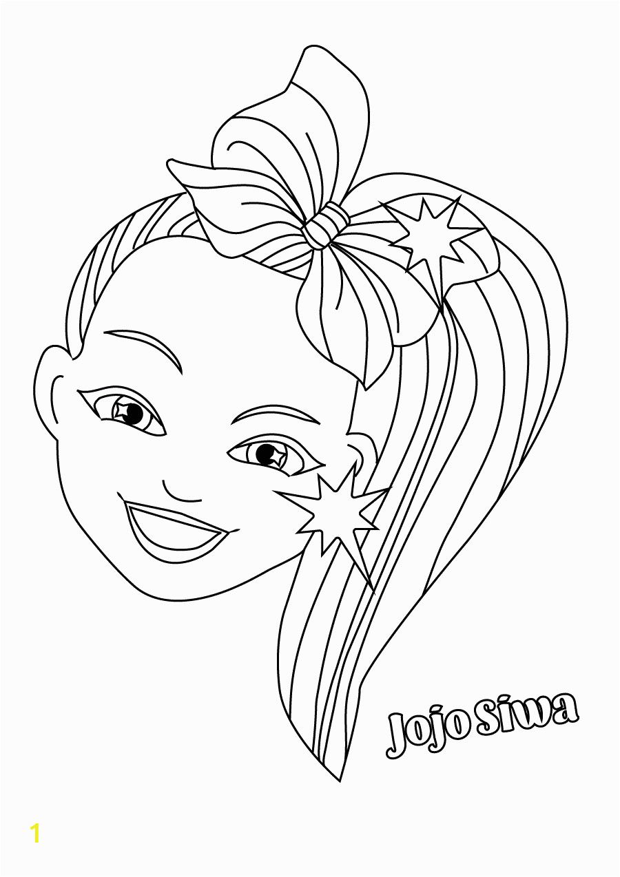 jojo siwa free coloring pages