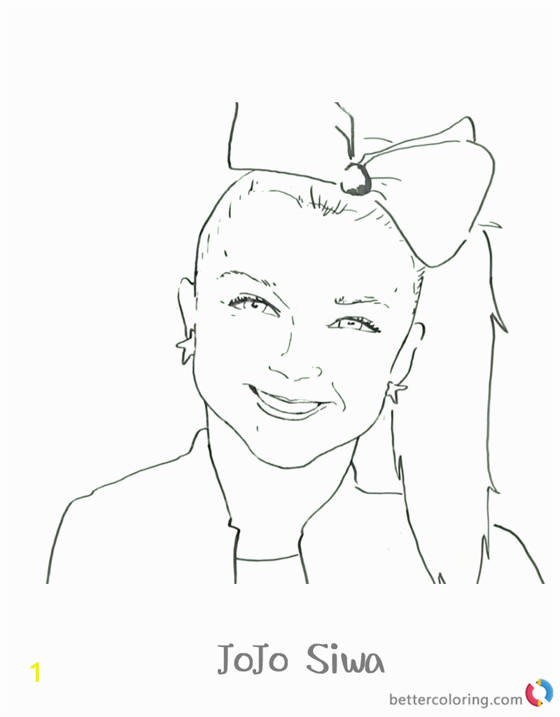 jojo siwa colouring pages jojo dance