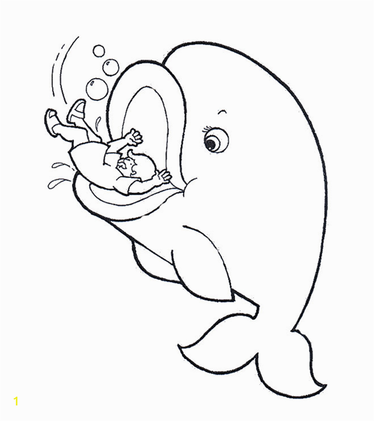 Jonah and the Whale Coloring Page Bible Coloring Pages Momjunction