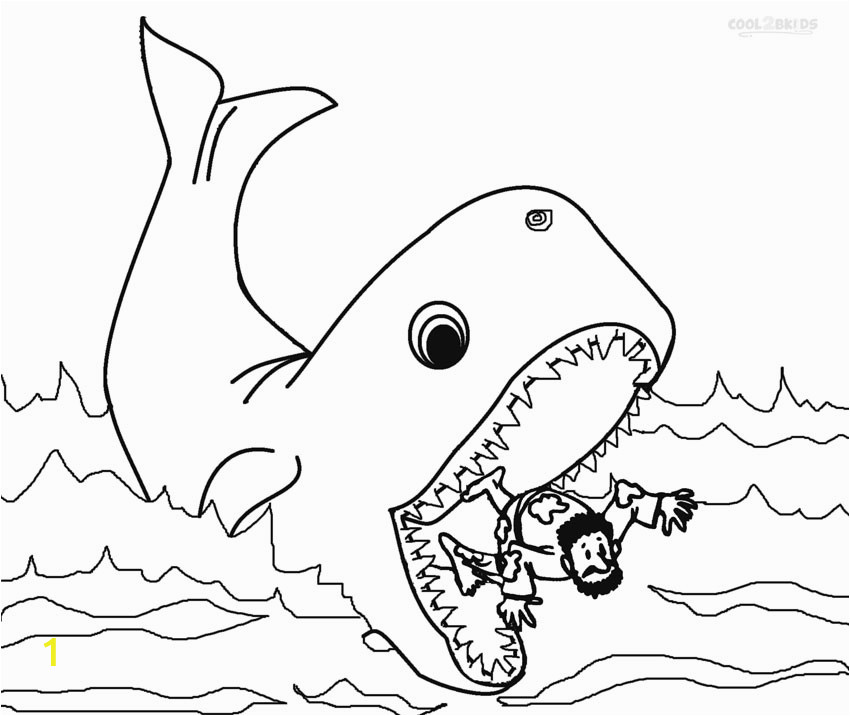 jonah and the whale coloring pages