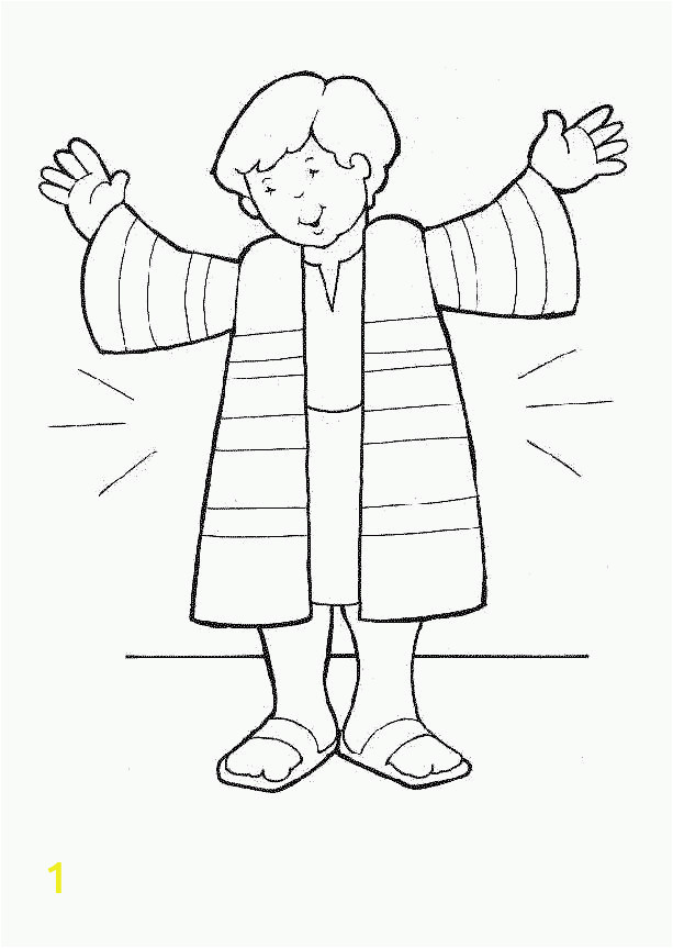 Joseph and His Coat Of Many Colors Coloring Page Josephs Coat Many Colors Coloring Page Coloring Home