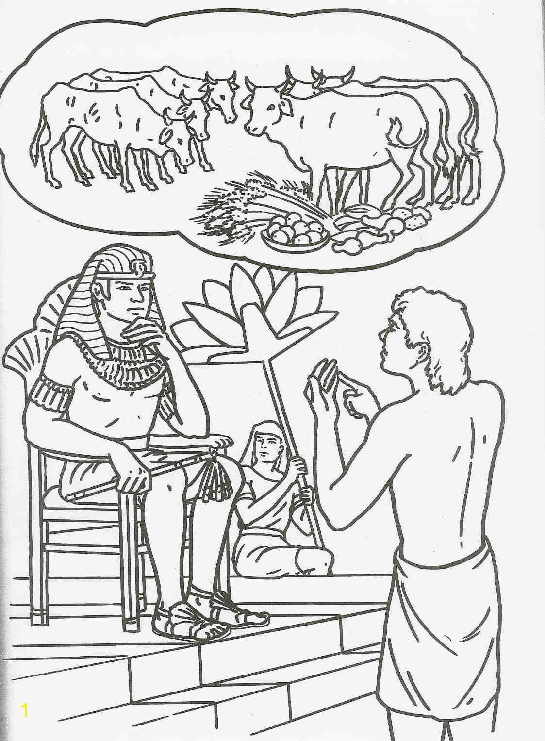 Joseph and His Dreams Coloring Pages Joseph S Dreams Coloring Page Coloring Pages