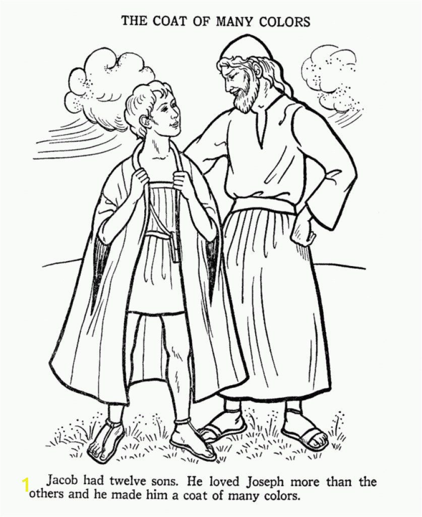 joseph son of jacob coloring pages