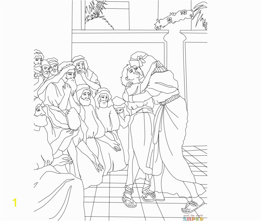 joseph son of jacob coloring pages