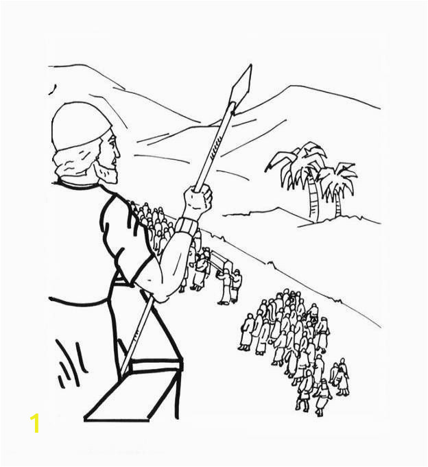 Joshua Crosses the Jordan River Coloring Page Crossing the Jordan River Coloring Pages Coloring Home