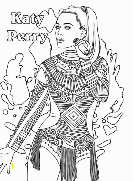 Katy Perry Coloring Pages to Print Pin by Amy On Celeb Coloring Pages