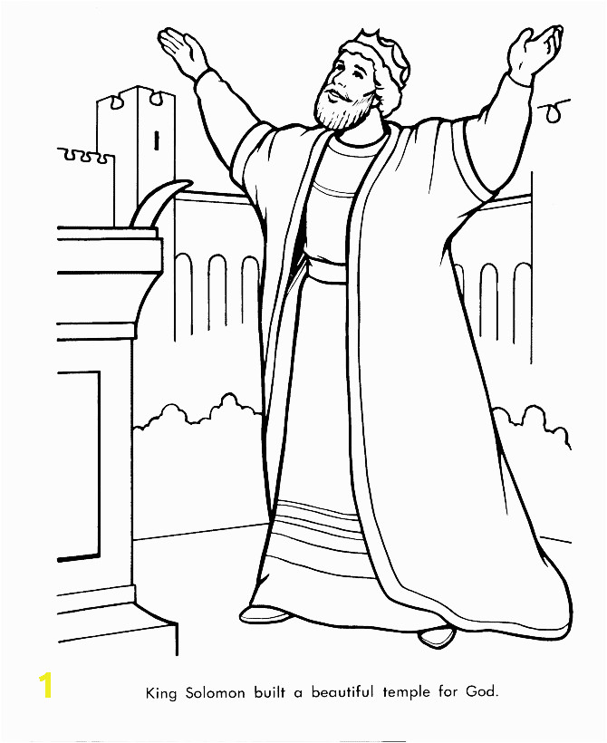 david and absalom coloring page