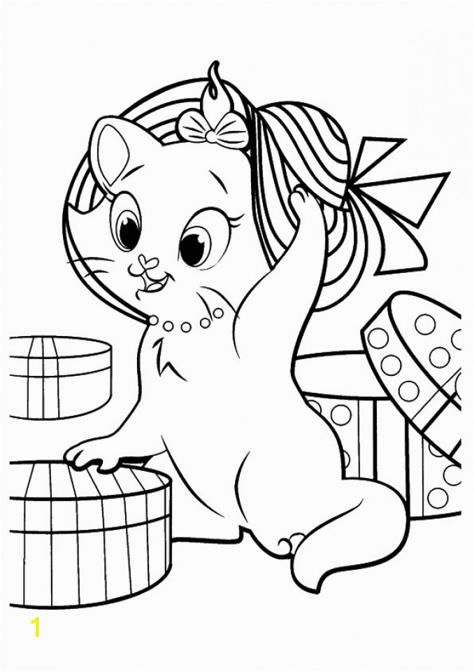 kitten coloring pages printable for kids