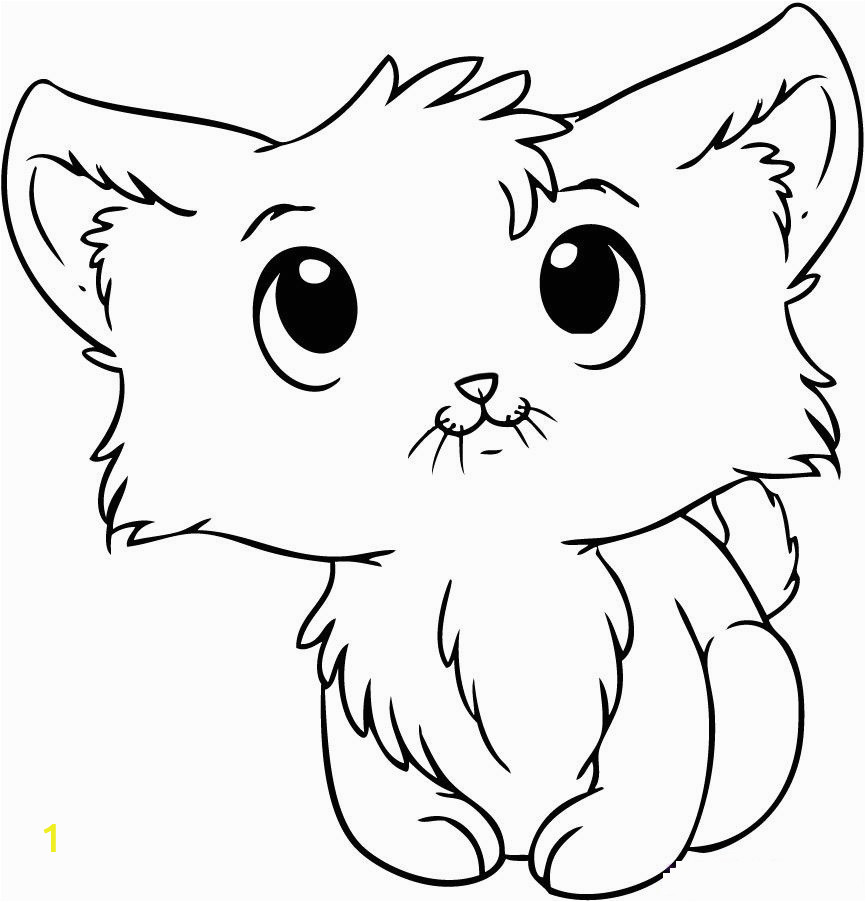 kitten coloring pages printable