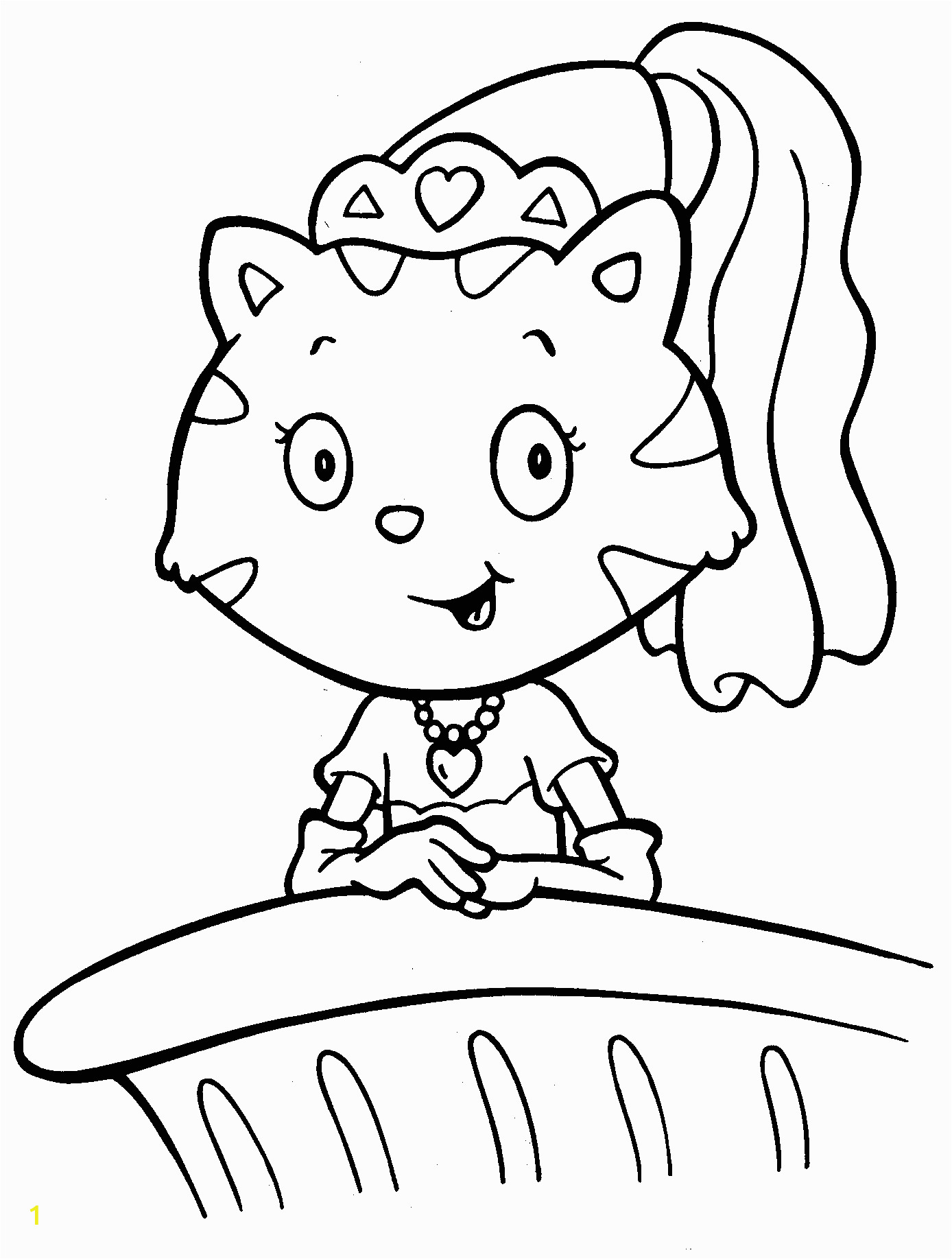 kitten coloring pages printable