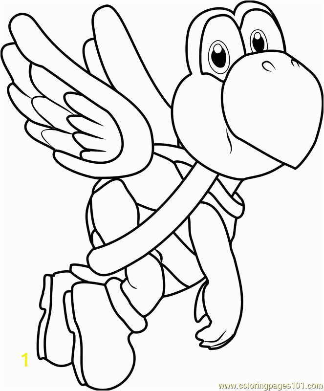 koopa troopa coloring pages