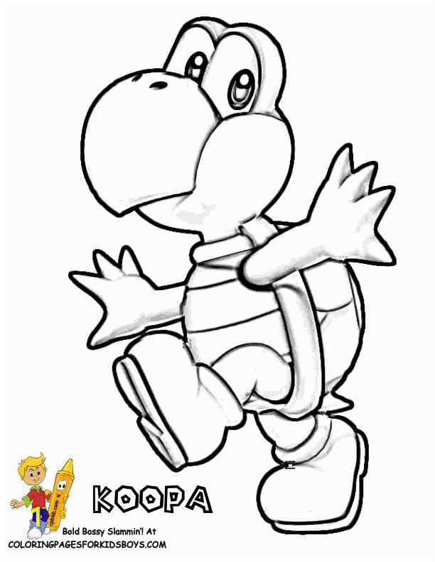 koopa troopa coloring pages