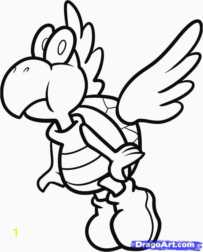 Koopa Troopa Coloring Pages to Print Koopa Troopa Coloring Pages Coloring Home