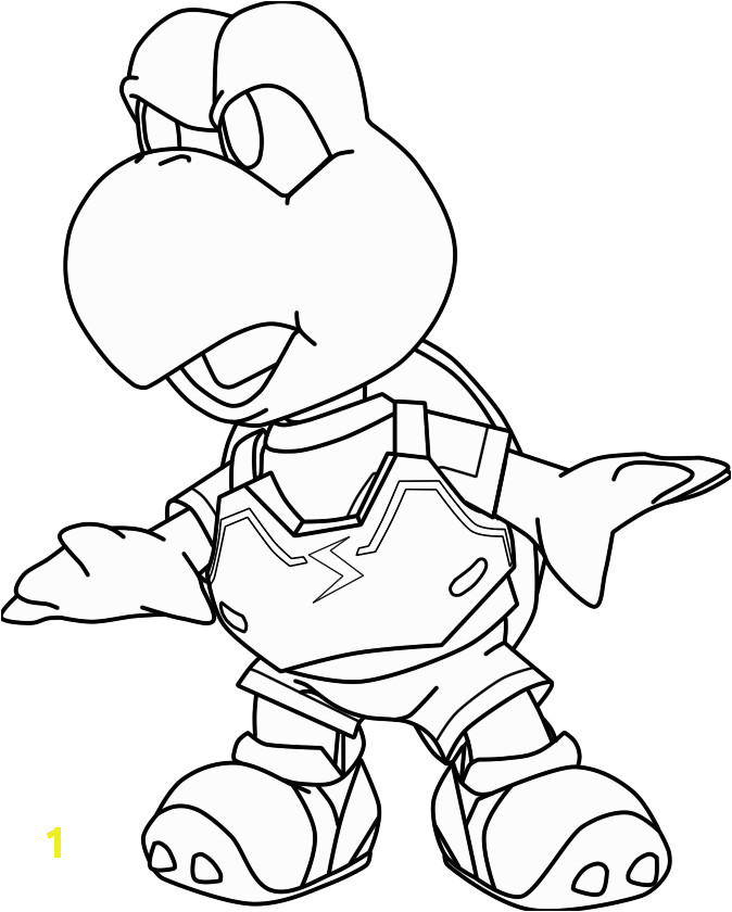 koopa troopa coloring pages