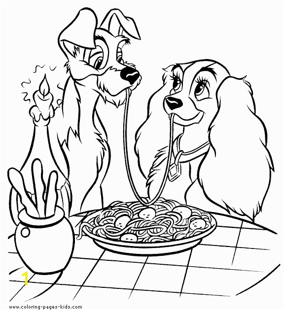 Lady and the Tramp Coloring Pages Lady and the Tramp Coloring Pages Coloring Pages for