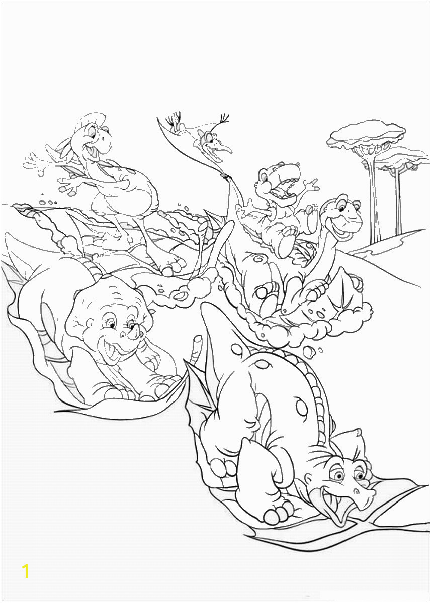 the land before time coloring pages