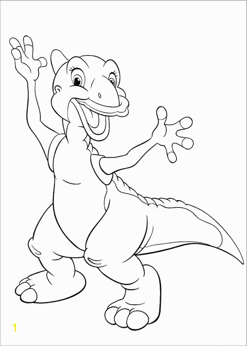 Land before Time Coloring Pages Print the Land before Time Coloring Pages