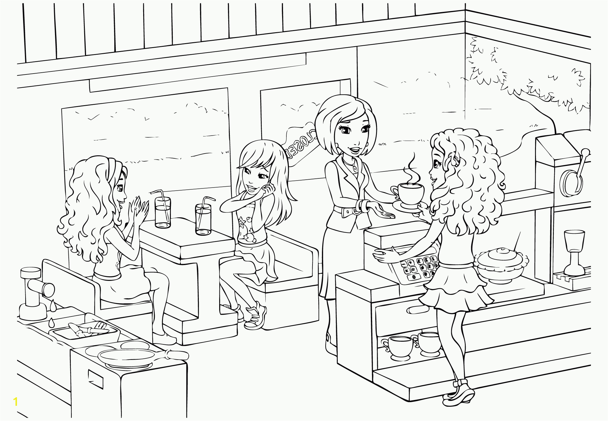 Lego Friends Coloring Pages to Print Free Coloring Pages Friends Coloring Home