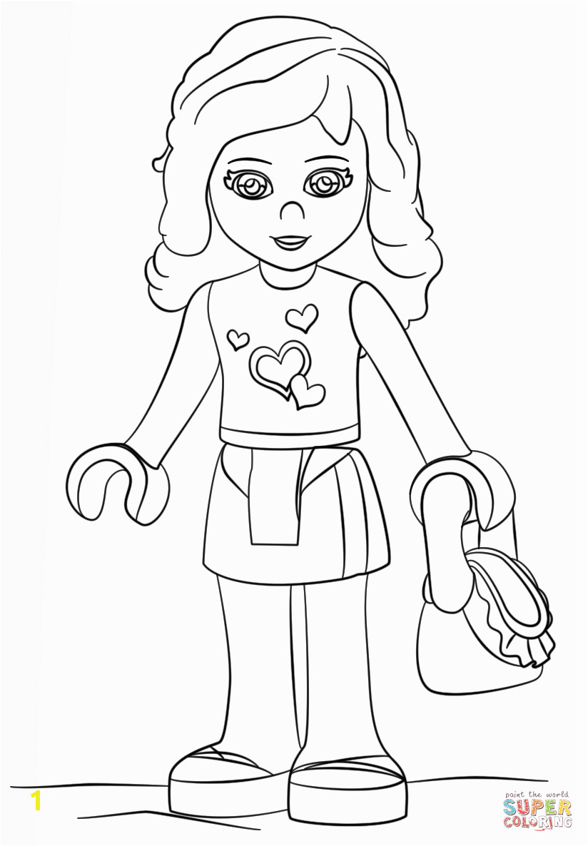 lego friends coloring pages