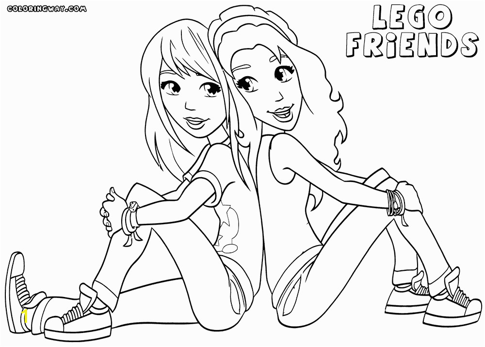 lego friends coloring pages printable