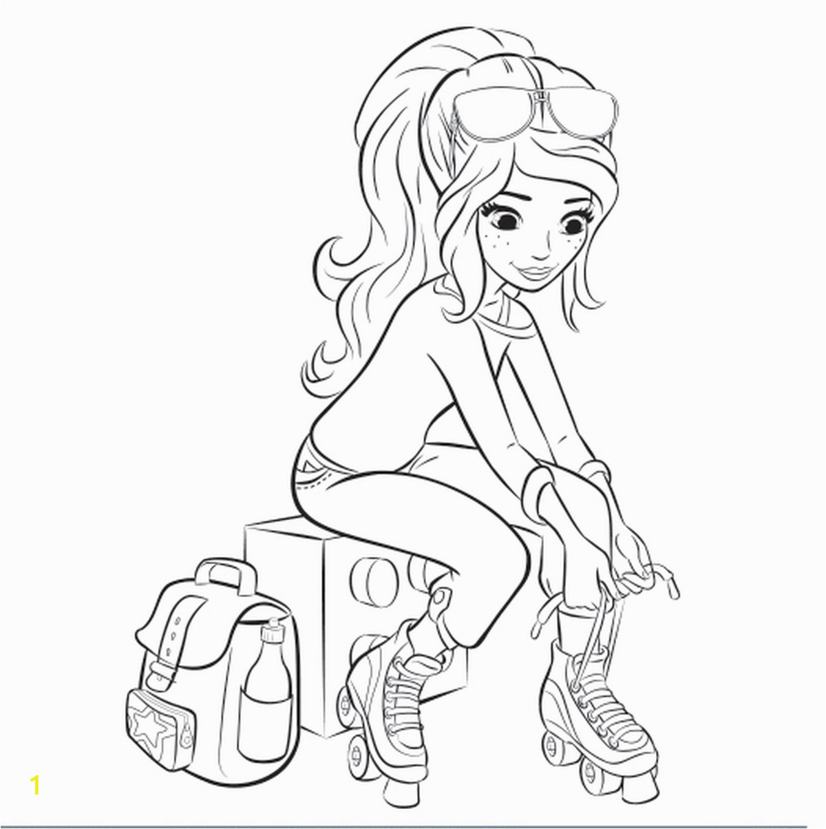 lego friends coloring pages