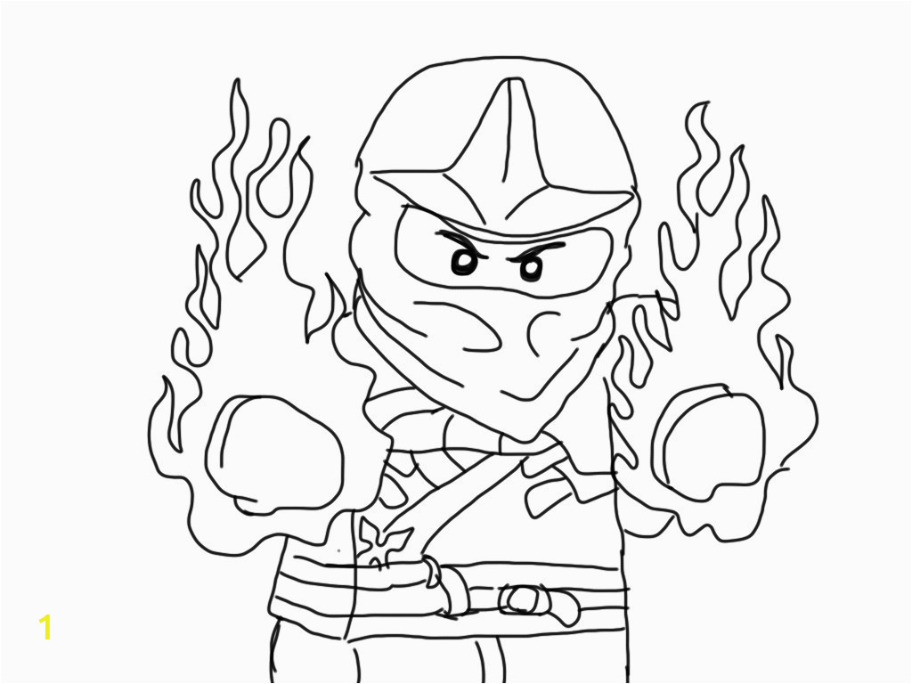 lego ninjago coloring pages kai zx