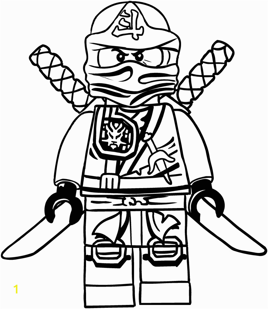 colouring pages ninjago lloyd