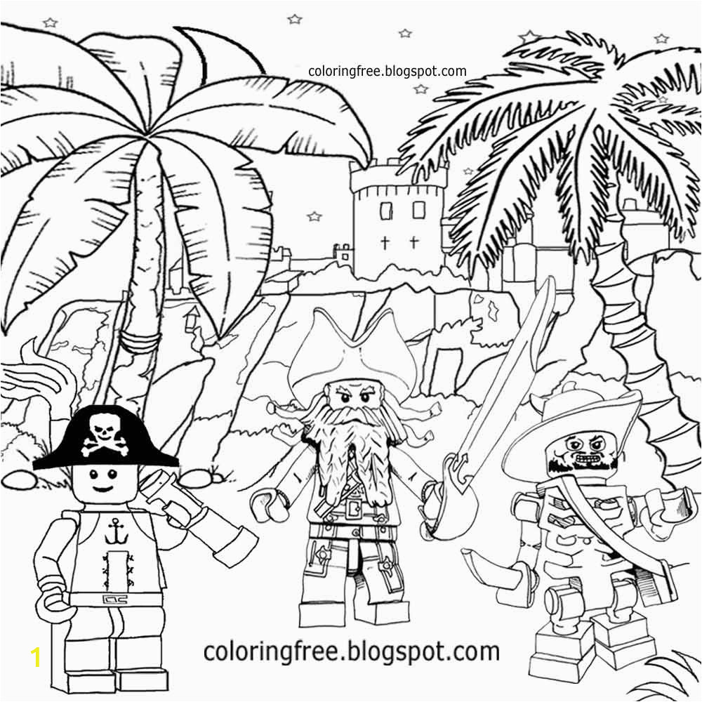 lego pirates of the caribbean coloring pages