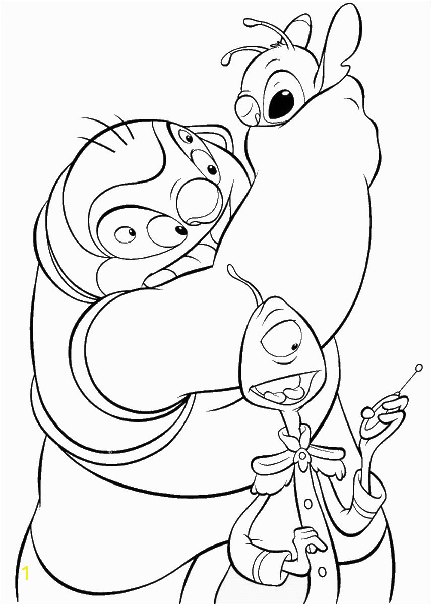 lilo and stich coloring pages