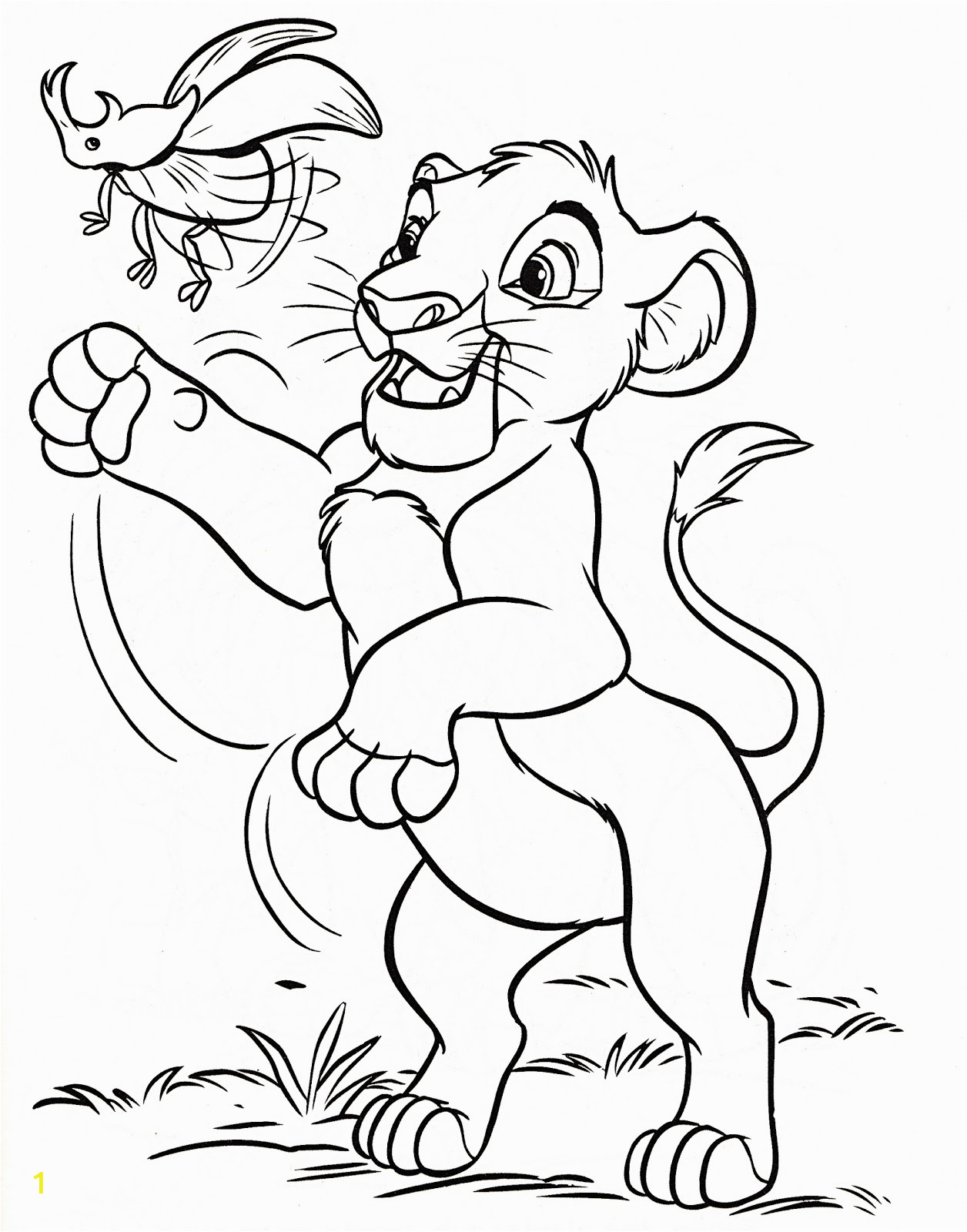 Lion King Free Printable Coloring Pages Best Hd Disney Characters Lion King Coloring Page Free