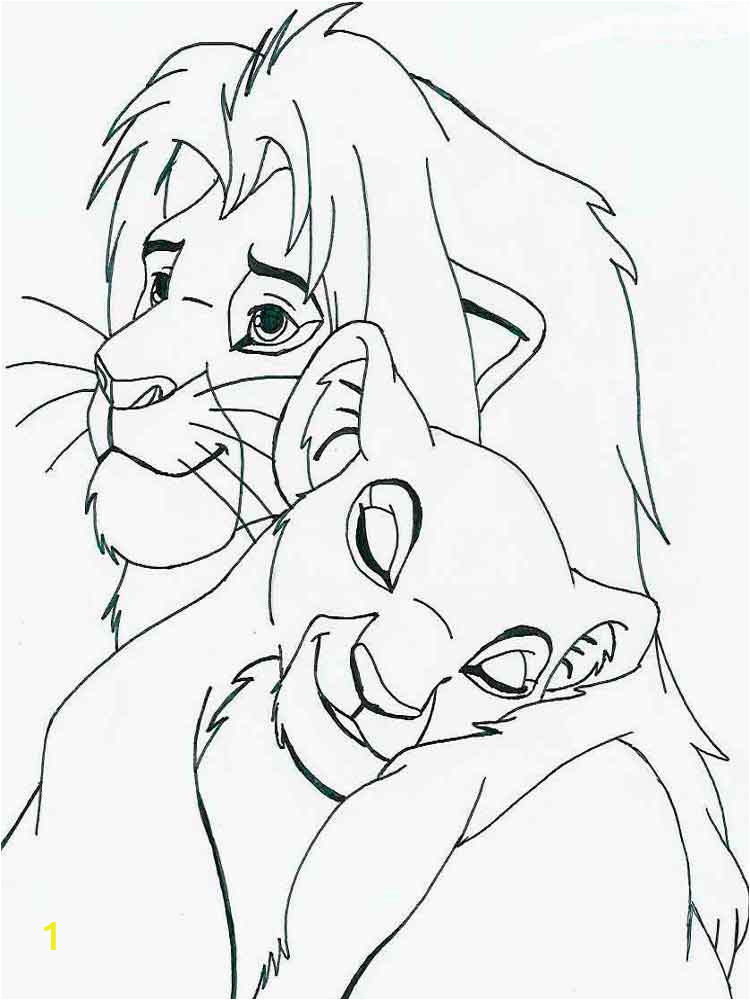 the lion king coloring pages