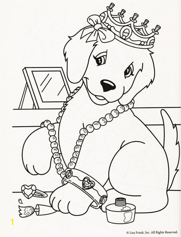 lisa frank coloring pages