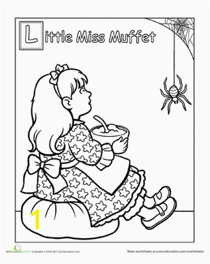 color little miss muffet