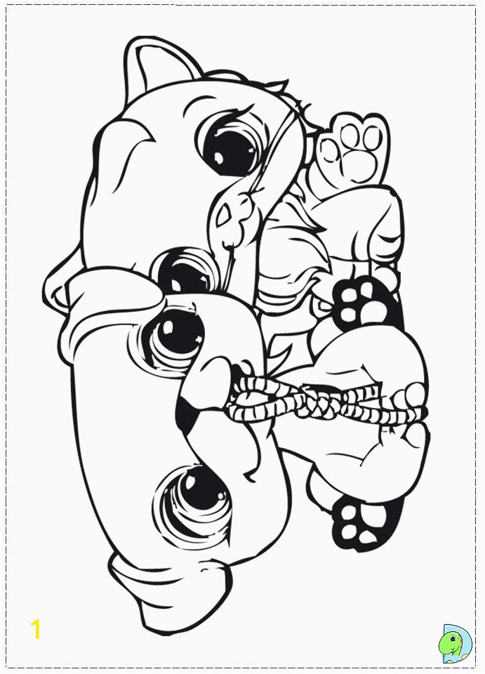 coloring pages littlest pet shop