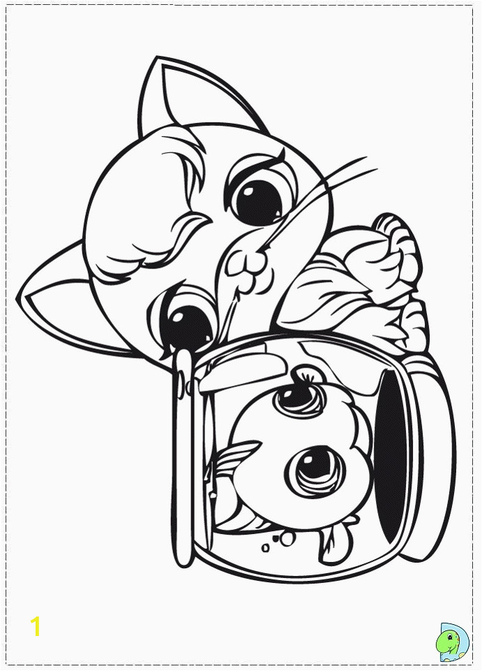 coloring pages littlest pet shop