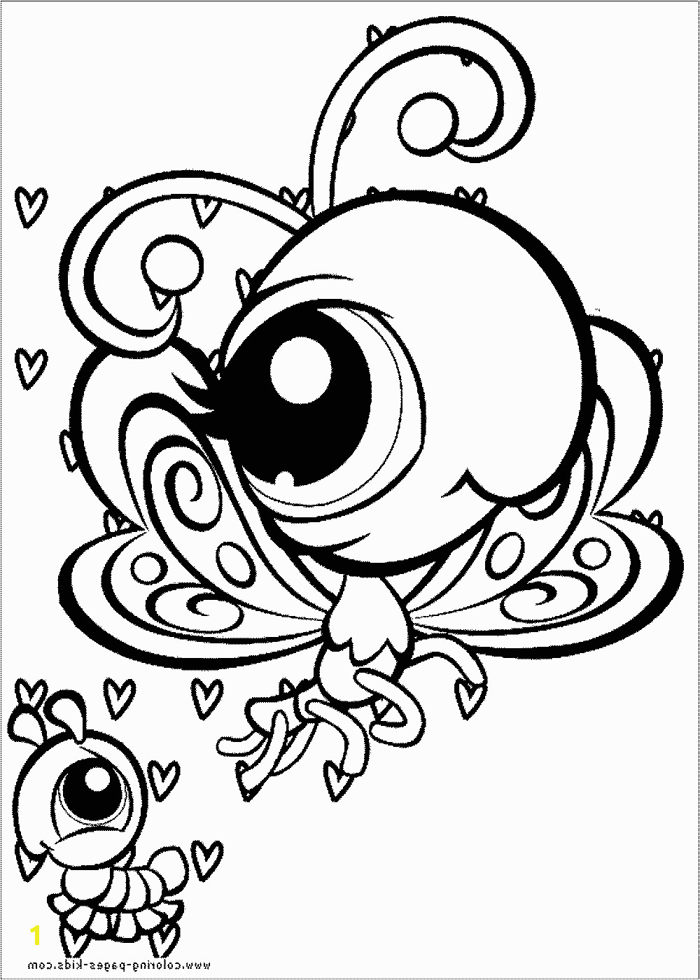 littlest pet shops coloring page kids