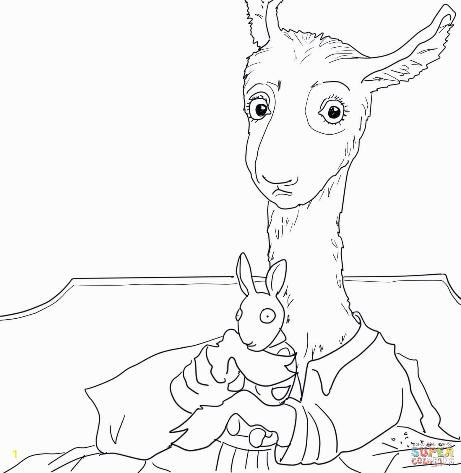 Llama Llama Red Pajama Coloring Page Llama Llama Red Pajama Coloring Page From Llama Llama