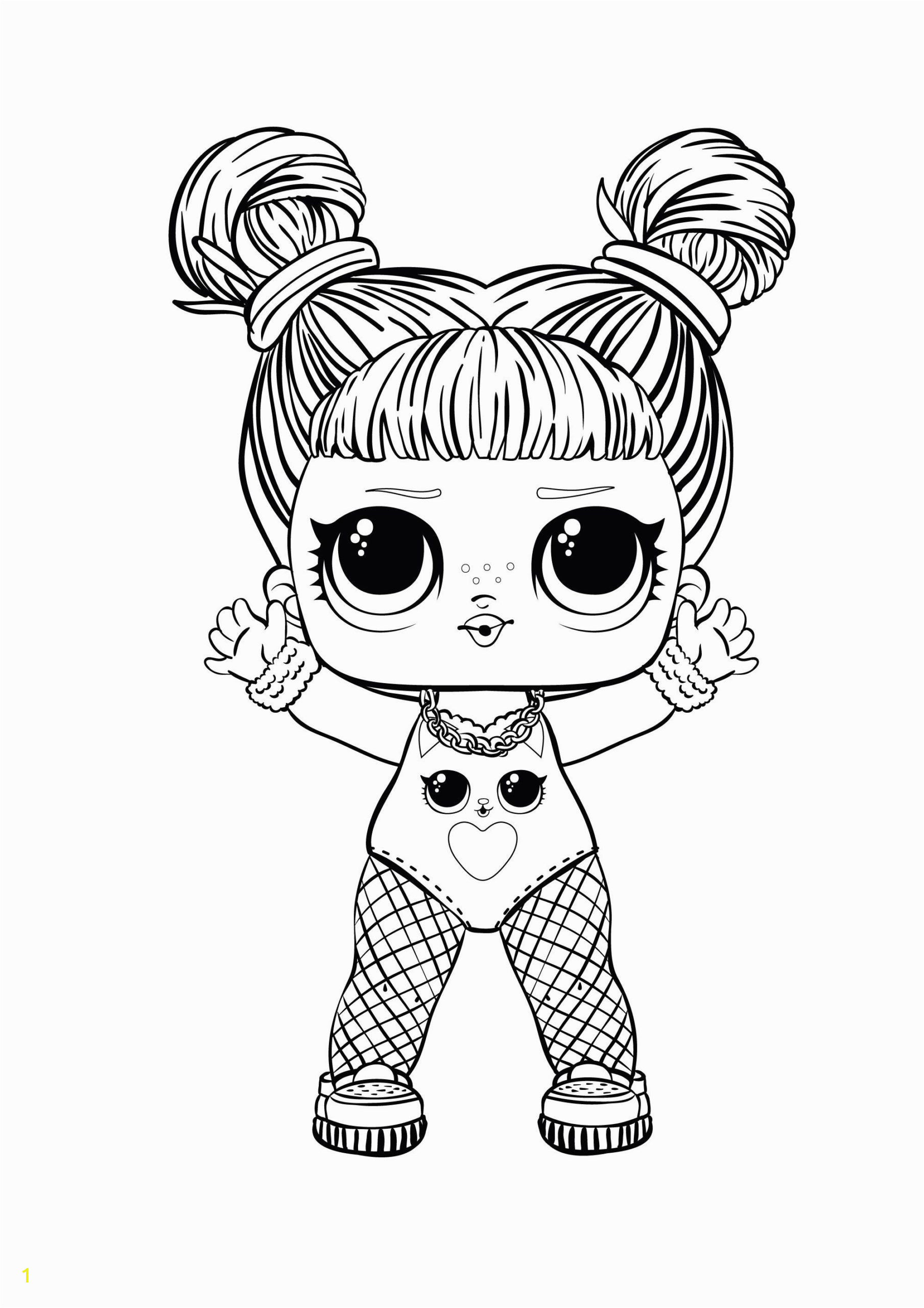 doll coloring pages series 3