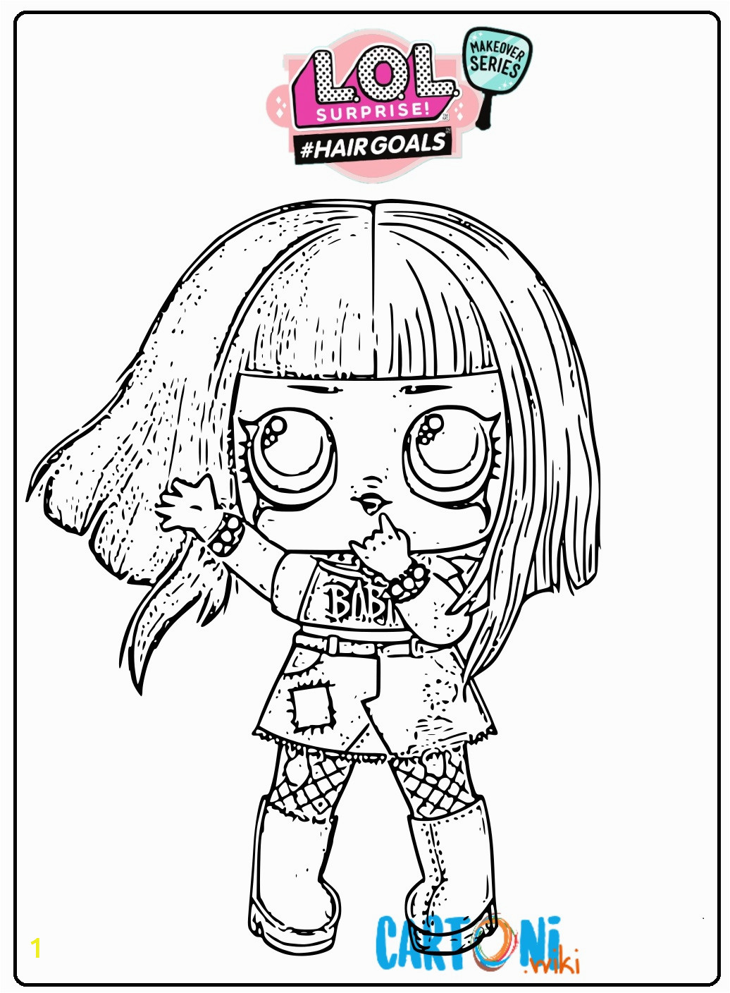 Lol Doll Hair Goals Coloring Pages Lol Surprise Da Colorare Hairgoals Colorare Immagini