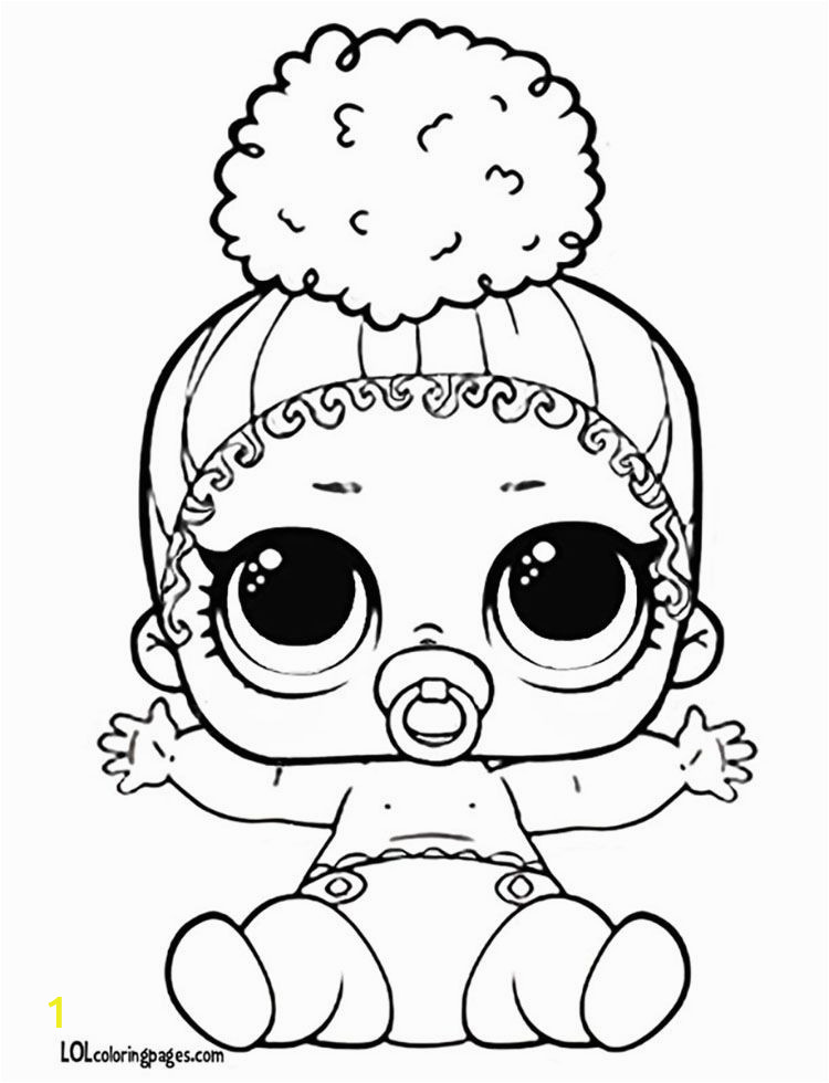 Lol Doll Little Sister Coloring Pages Coloringpages Lil touchdown Doll Coloring Page