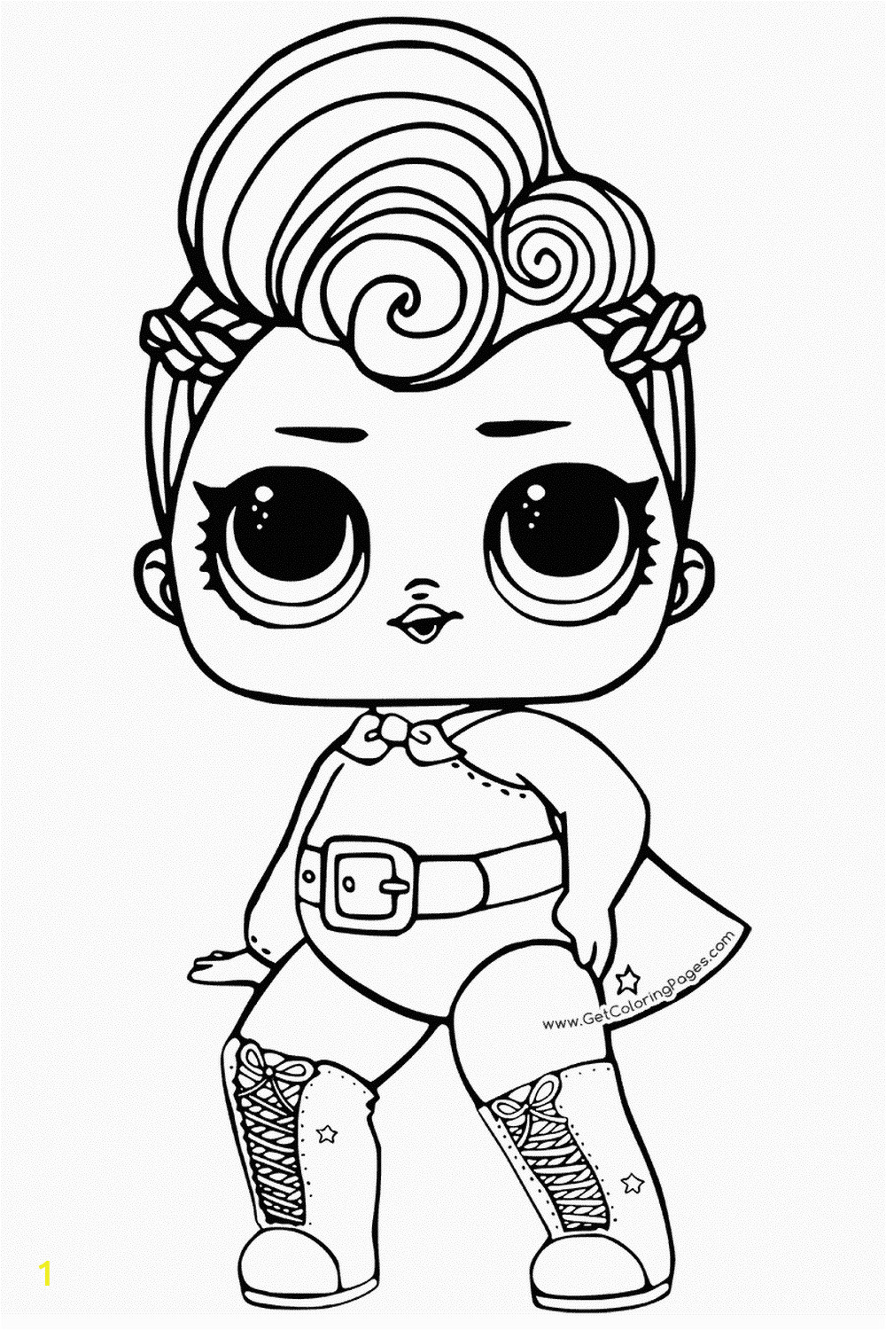 Lol Surprise Doll Coloring Pages Printable Lol Surprise Dolls Coloring Pages Print them for Free