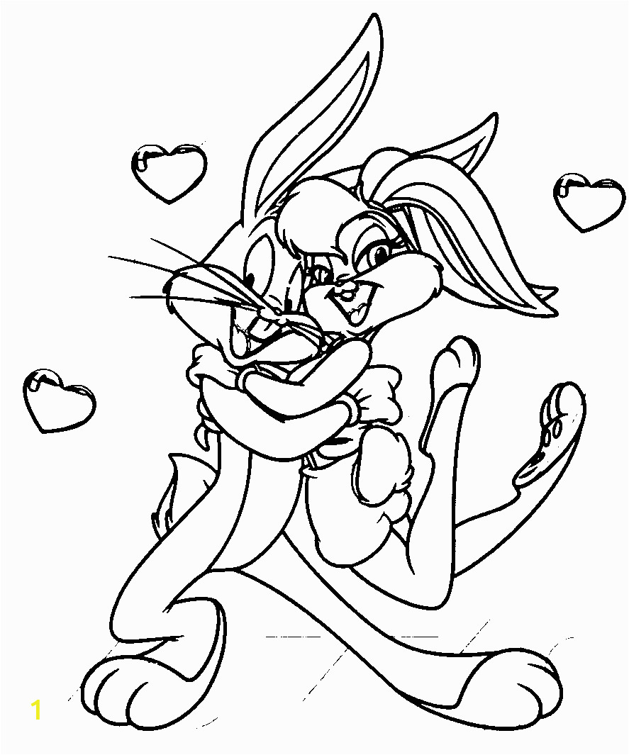 baby bugs bunny and a coloring pages