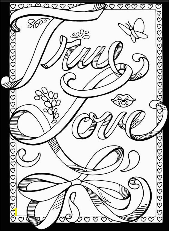 Love True Love Coloring Pages for Adults Valentine Coloring Pages Best Coloring Pages for Kids