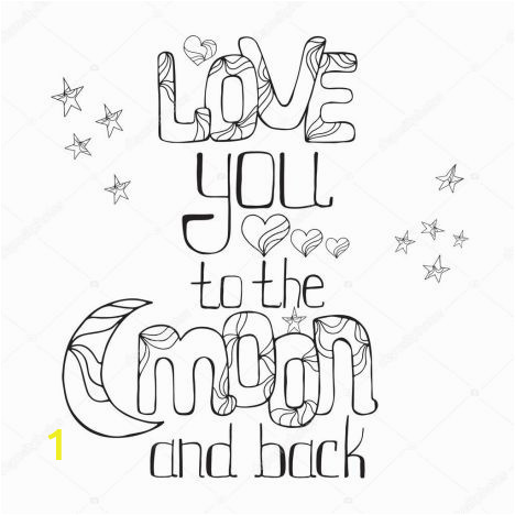 I Love You To The Moon And Back Coloring Pages part 2